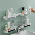 Foldable No-Drill Bathroom Organizer