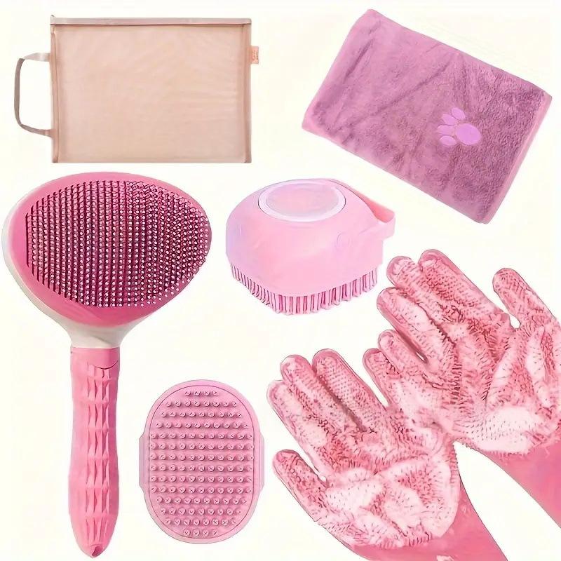 Pet Grooming and Bathing Brush Set product detail