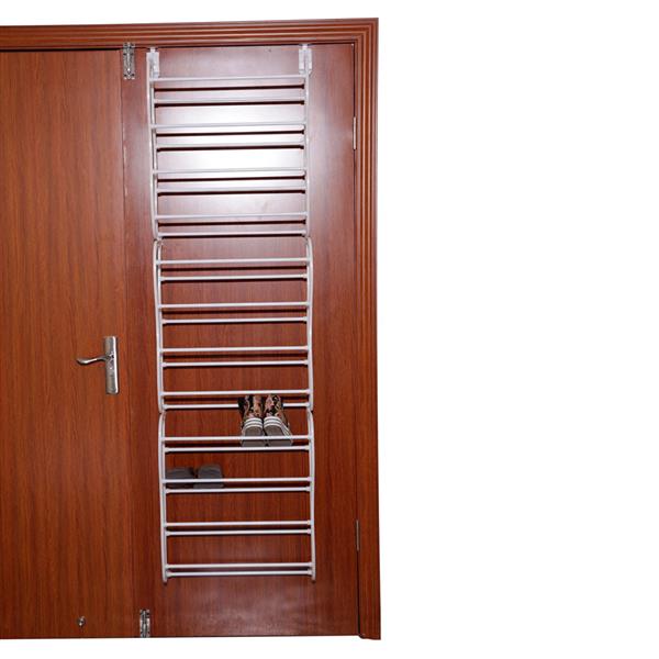 12-Tier Over-the-Door Shoe Organizer Rack product detail