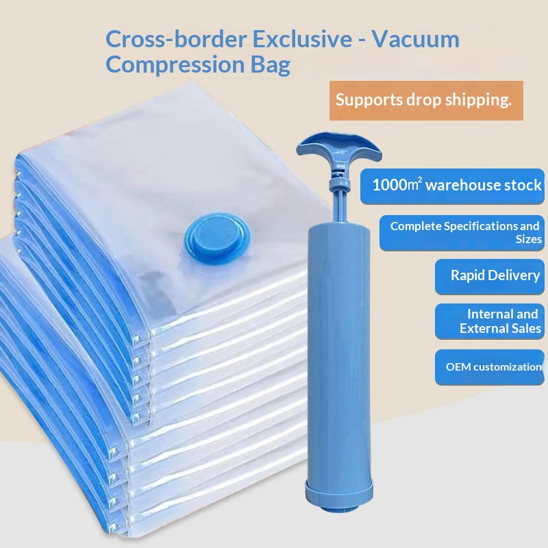 Transparent Vacuum Compression Storage Bag