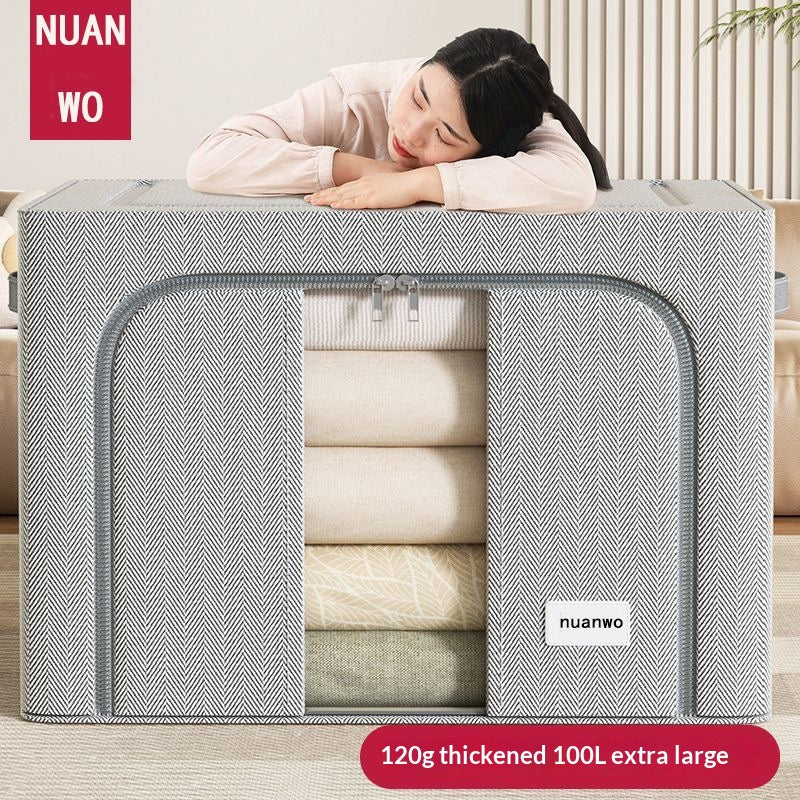 Foldable Oxford Cloth Clothes Storage Box product detail