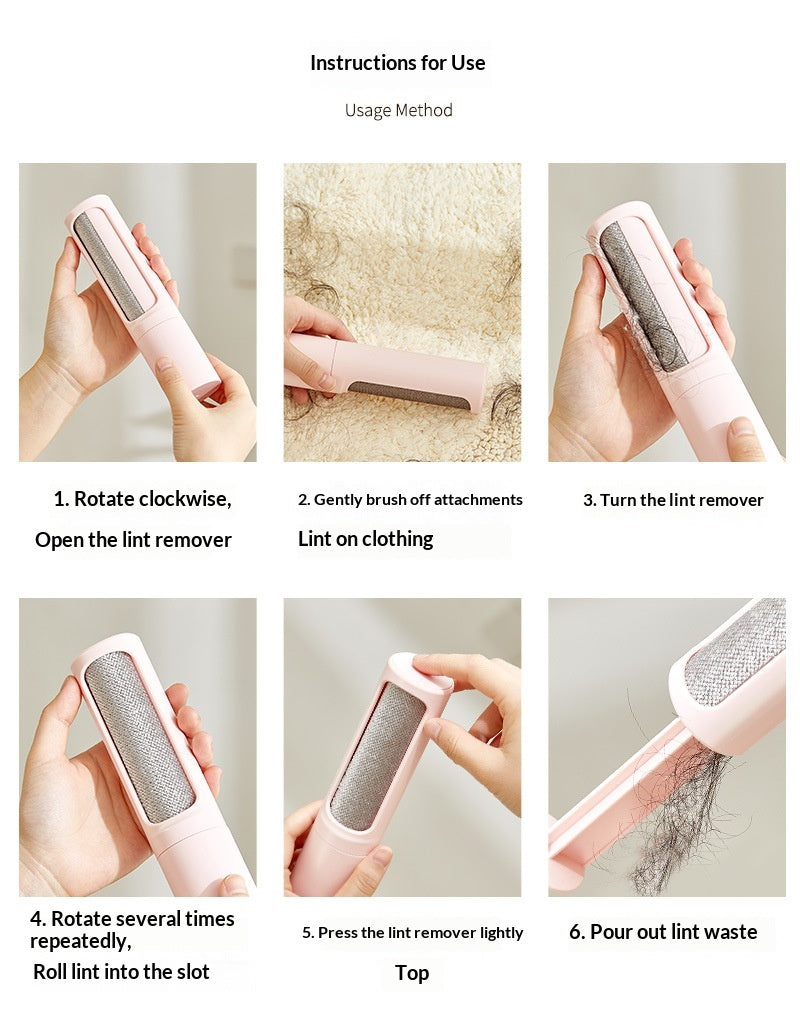 2-in-1 Reusable Pet Hair Remover Brush product detail