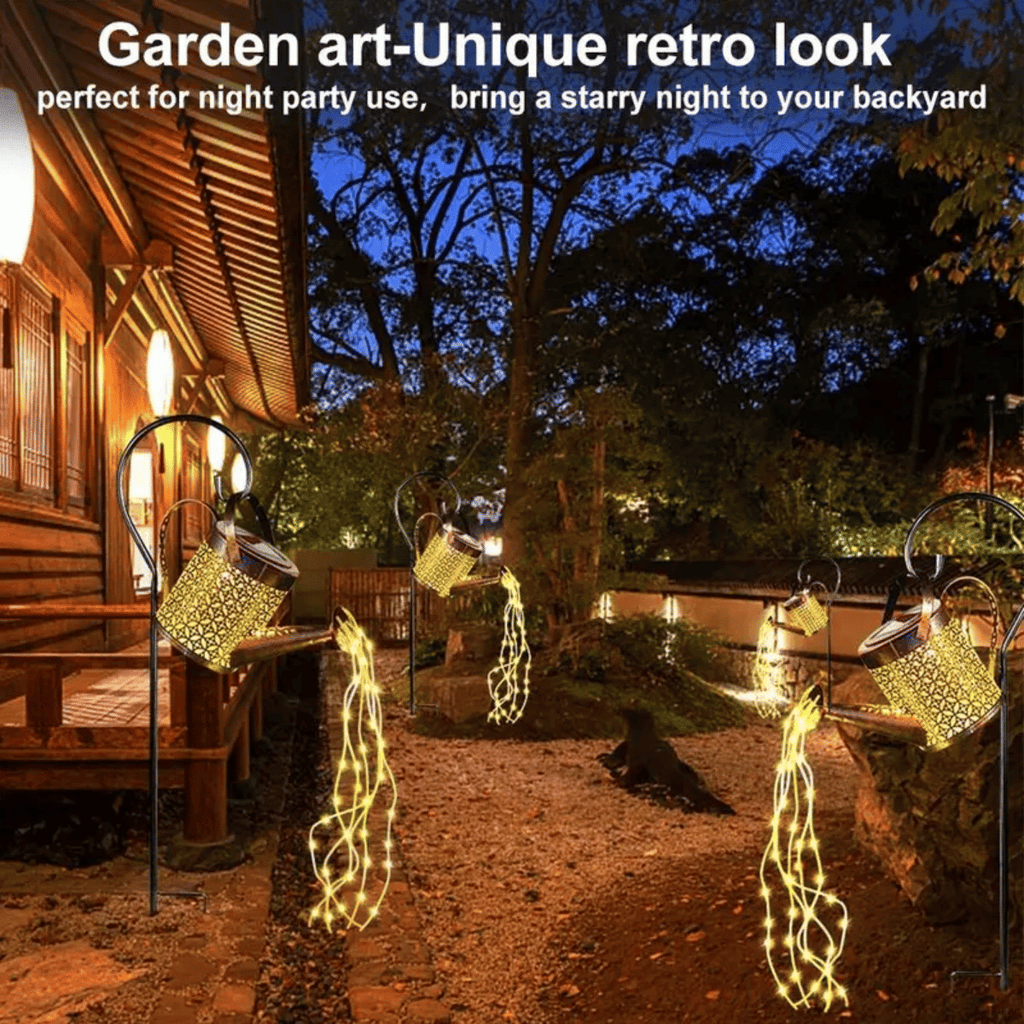 Colorful Solar Watering Can Garden Lights product detail 5