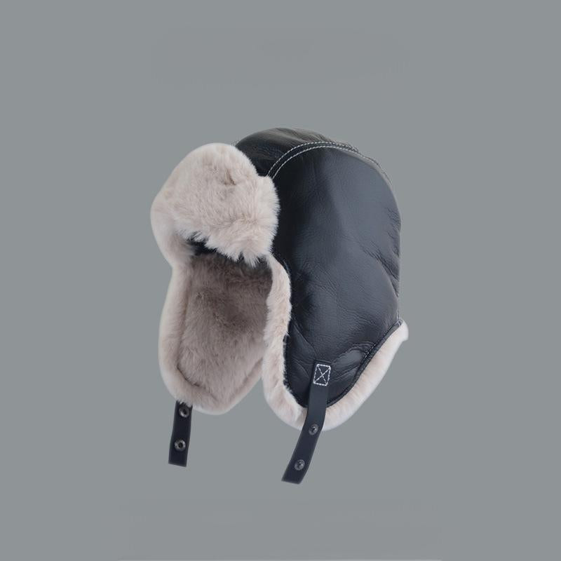 Knitted Windproof Winter Hat, Black product detail
