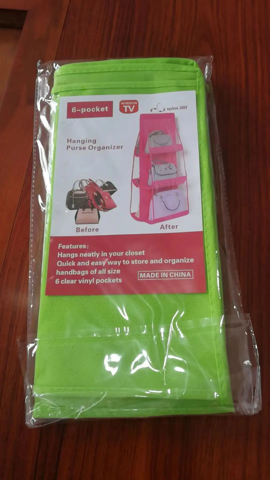 6-Pocket Double-Sided Hanging Organizer