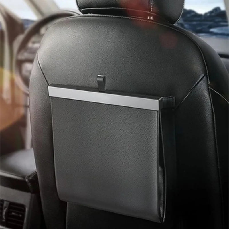 Waterproof Car Seat Back Organizer with Trash Bag
