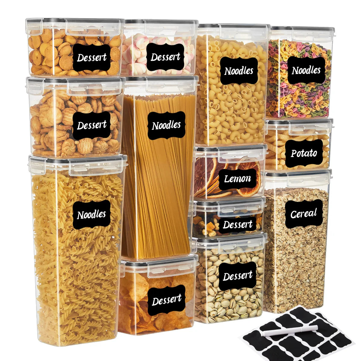 10-Piece Airtight Food Storage Container Set with Lids