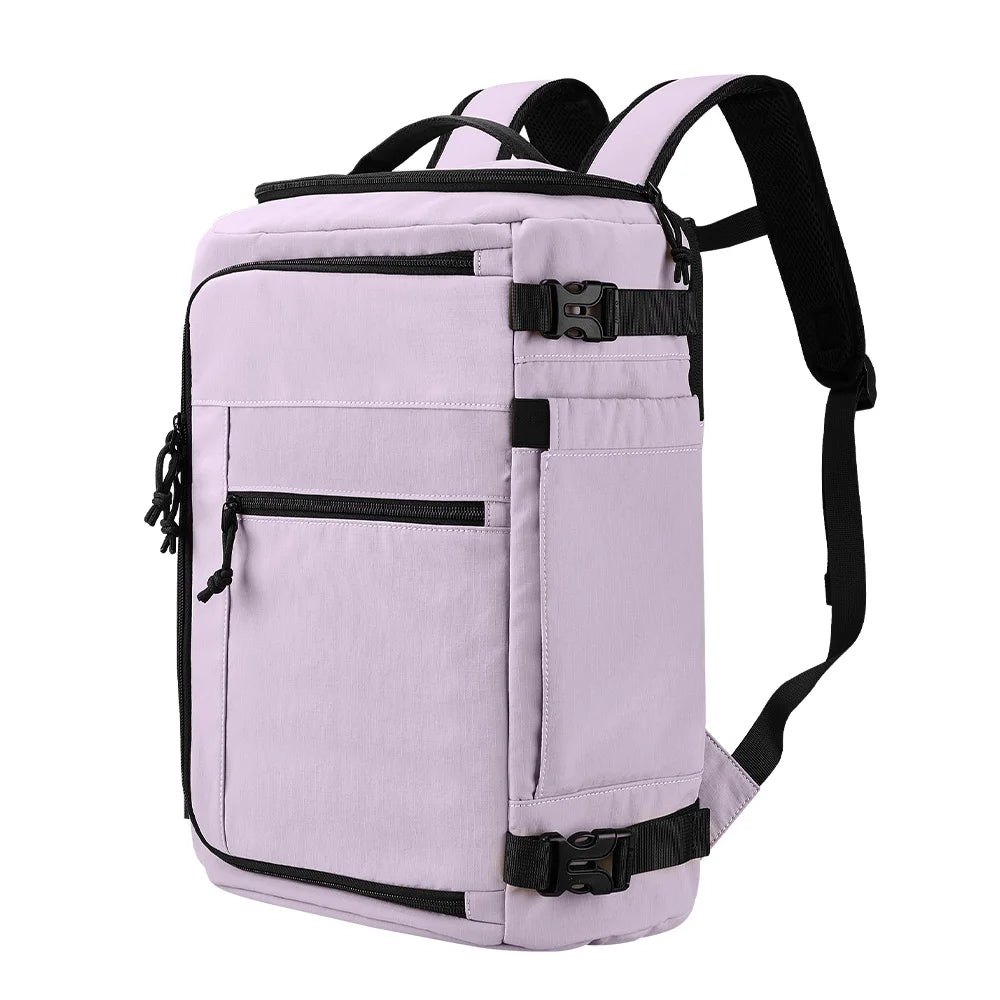 Large Black Travel Backpack Waterproof Carry On Hiking Laptop Bag