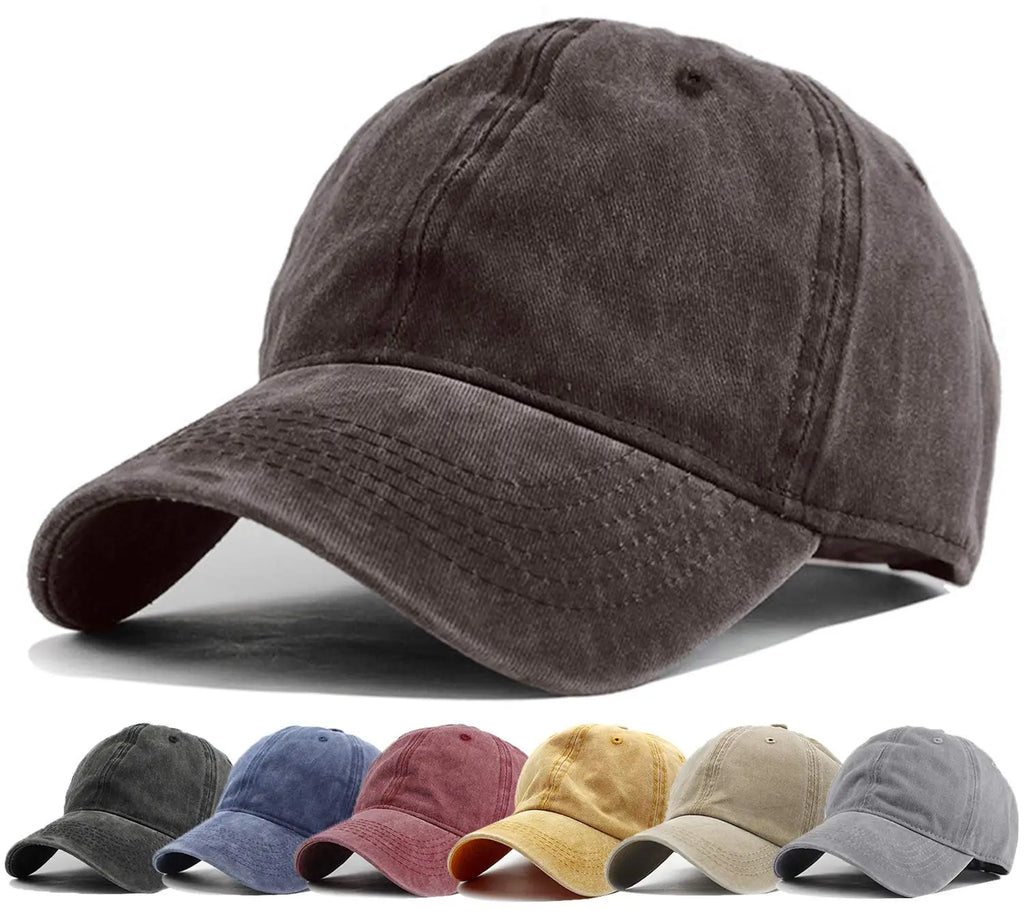 Washed Cotton Adjustable Dad Hat