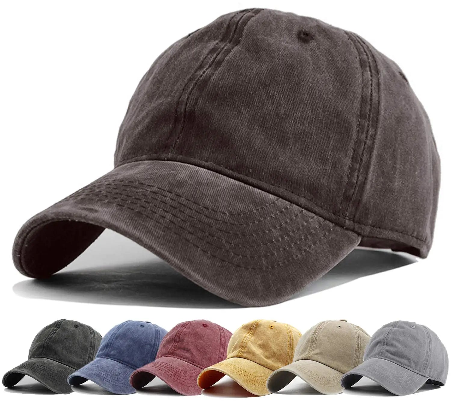 Washed Cotton Adjustable Dad Hat