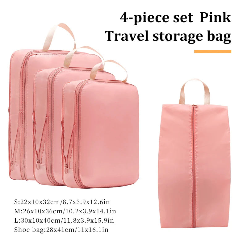 4-Piece Compression Packing Cube Set