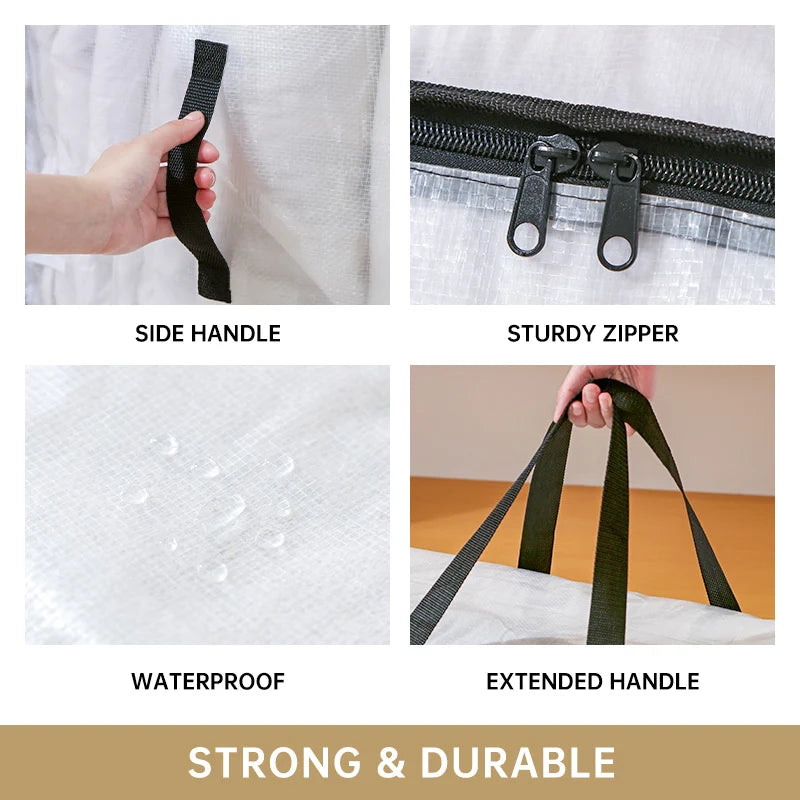 6-Pack Heavy-Duty Moving Bags with Zipper