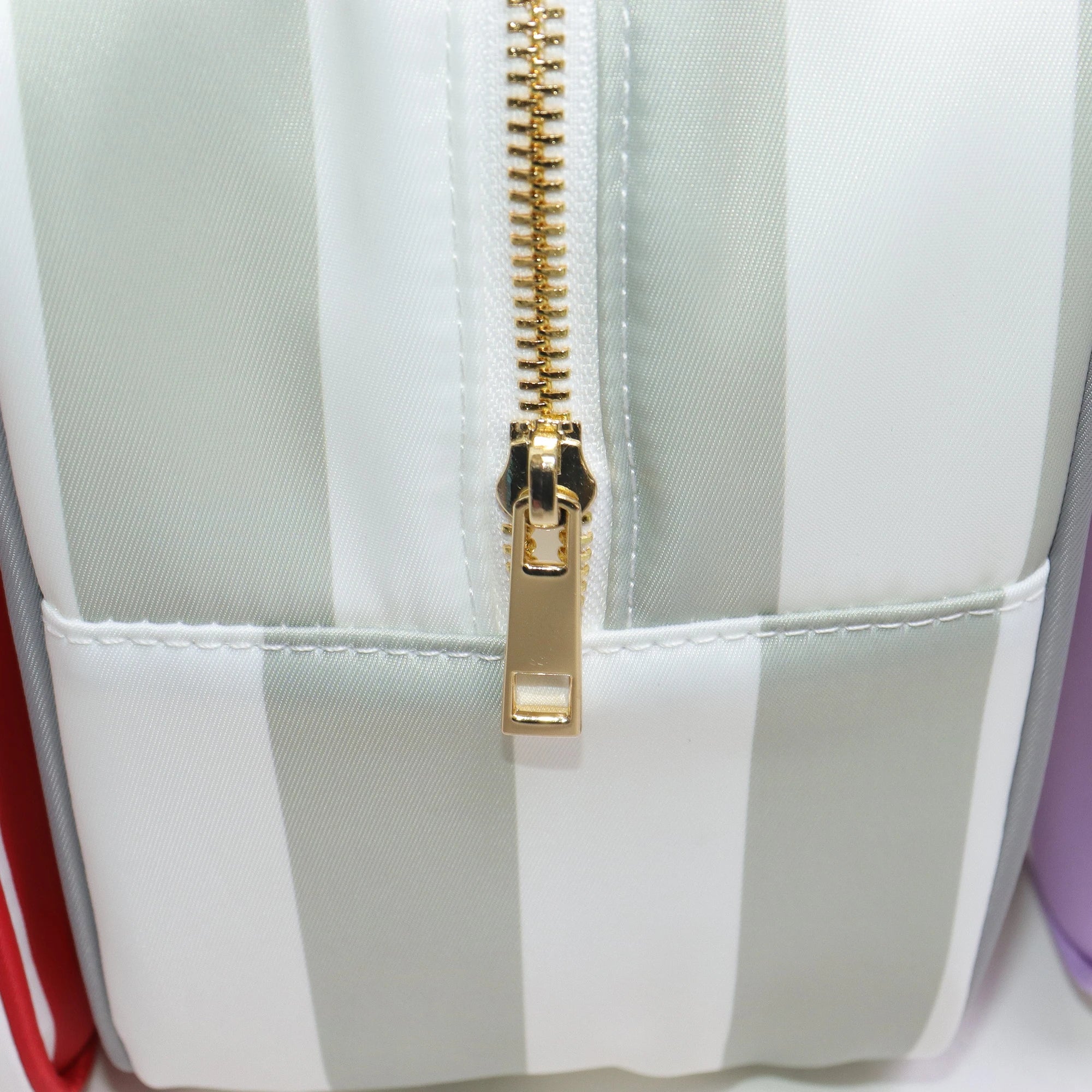 Large Striped Travel Toiletry Organizer Bag