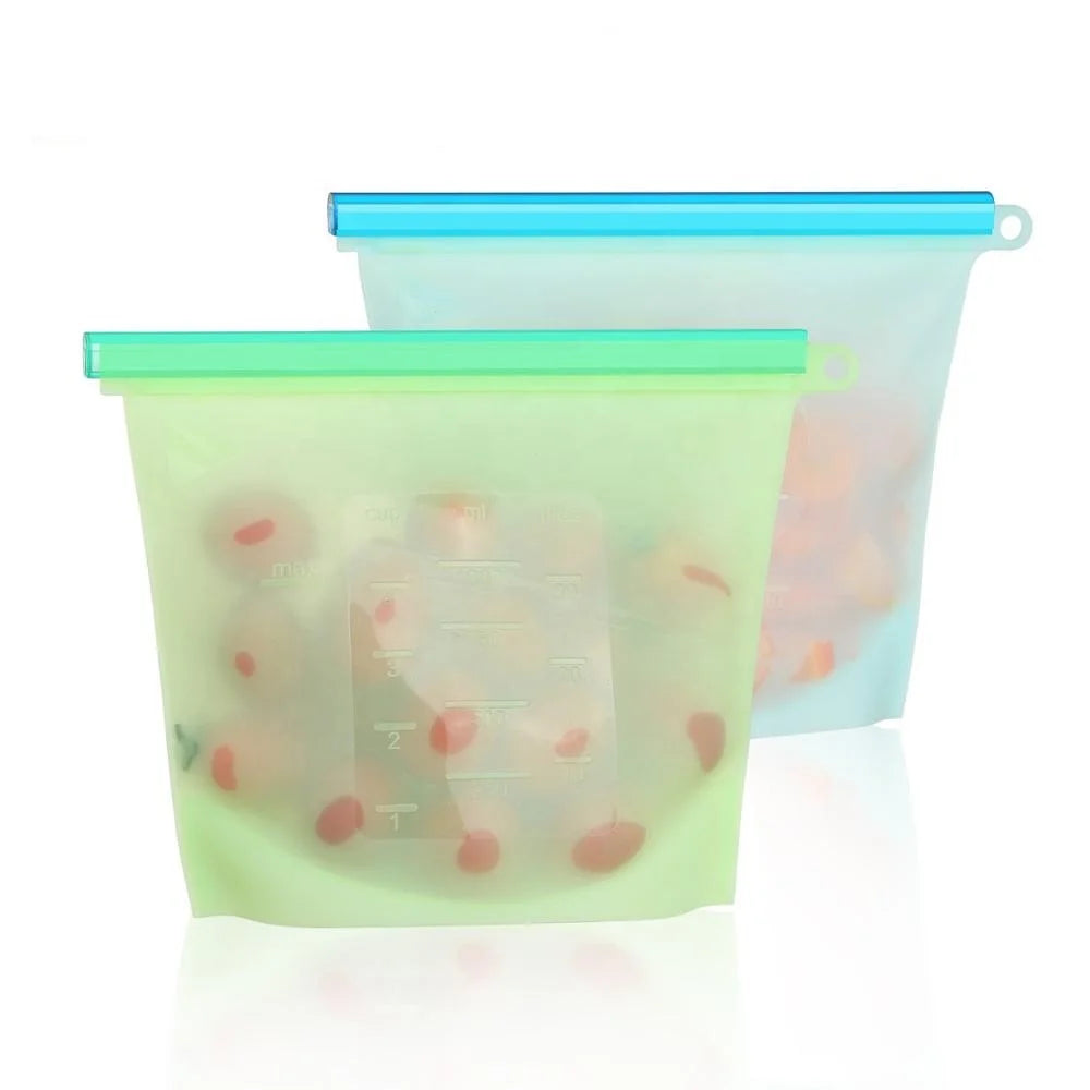 Reusable Silicone Food Storage Bags