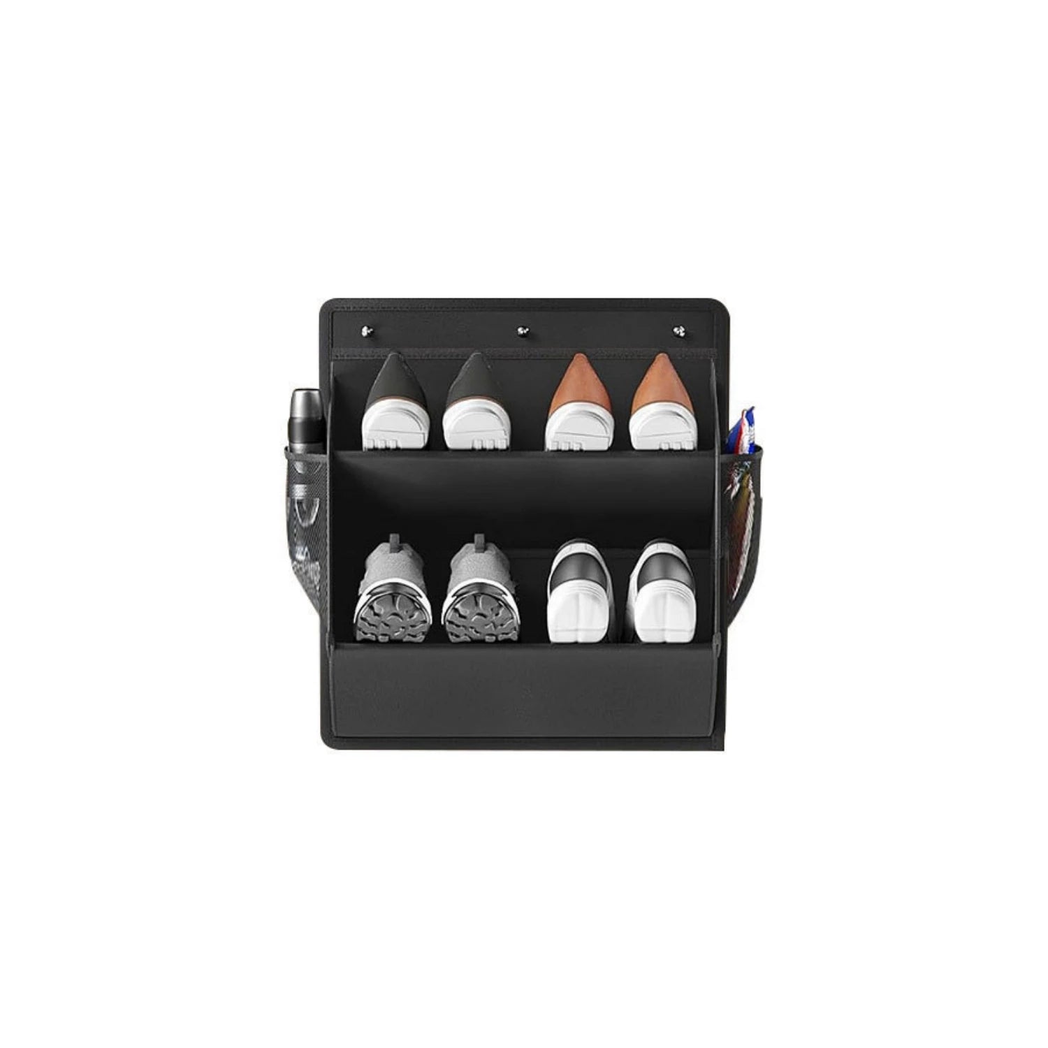 Canvas Wall-Mounted Shoe Organizer