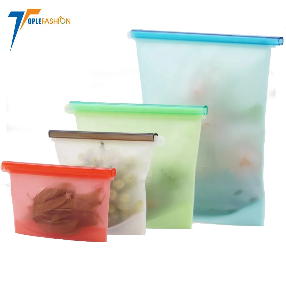 Reusable Silicone Food Storage Bags