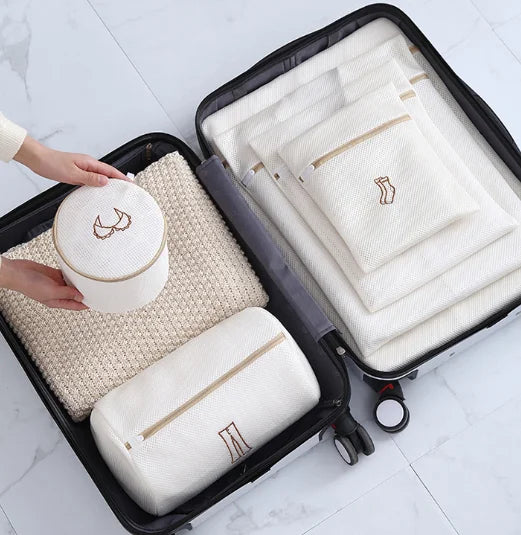 Heavy-Duty Zippered Mesh Laundry Wash Bag
