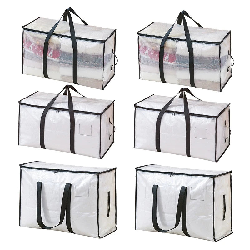 6-Pack Heavy-Duty Moving Bags with Zipper