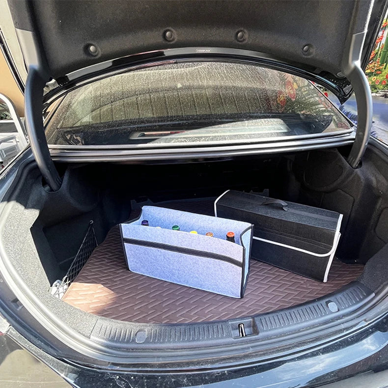 Foldable Felt Car Trunk Organizer