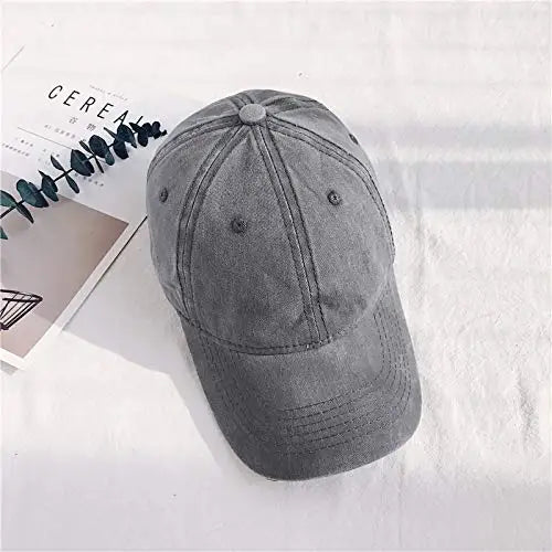 Washed Cotton Adjustable Dad Hat