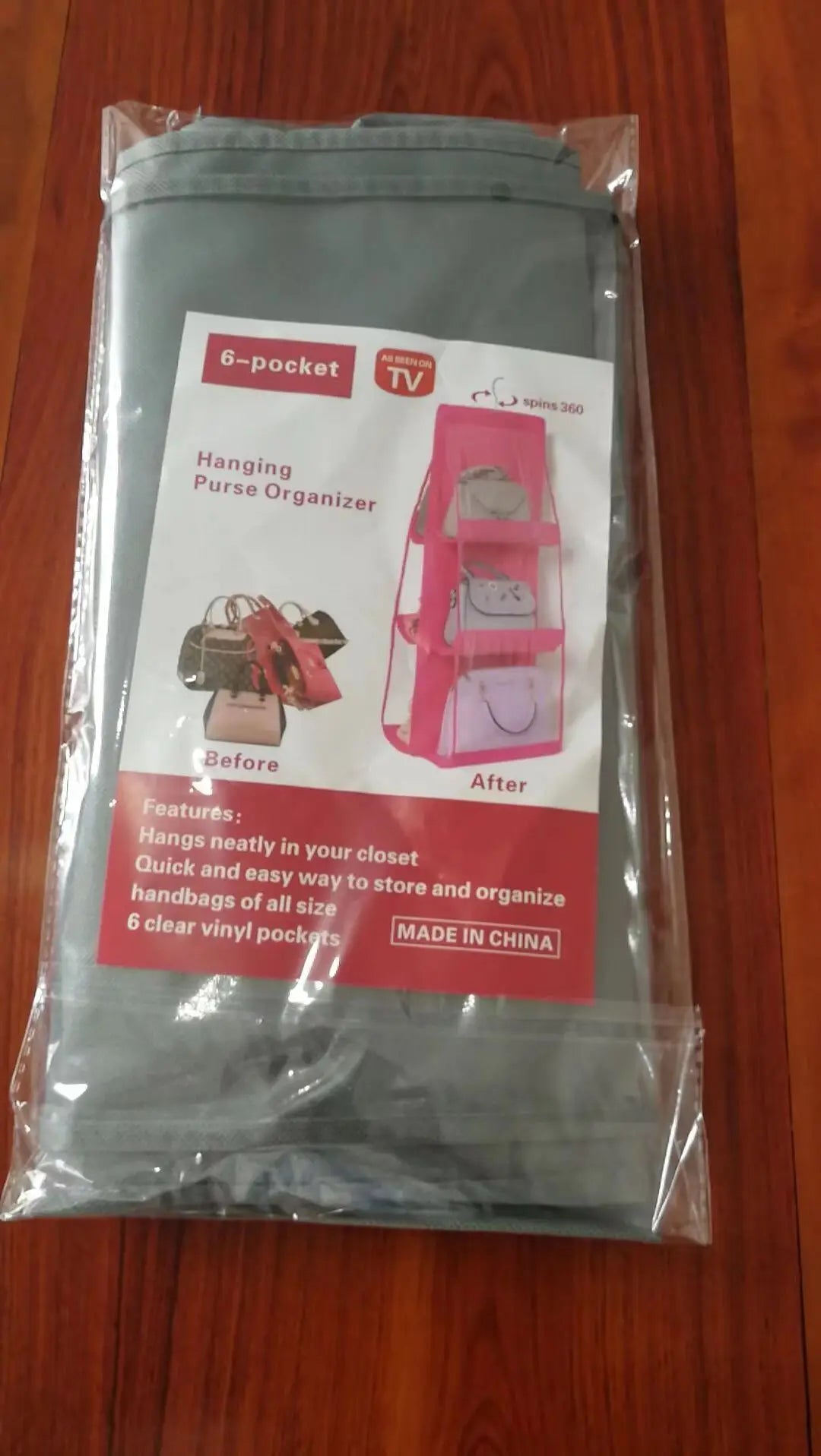 6-Pocket Double-Sided Hanging Organizer