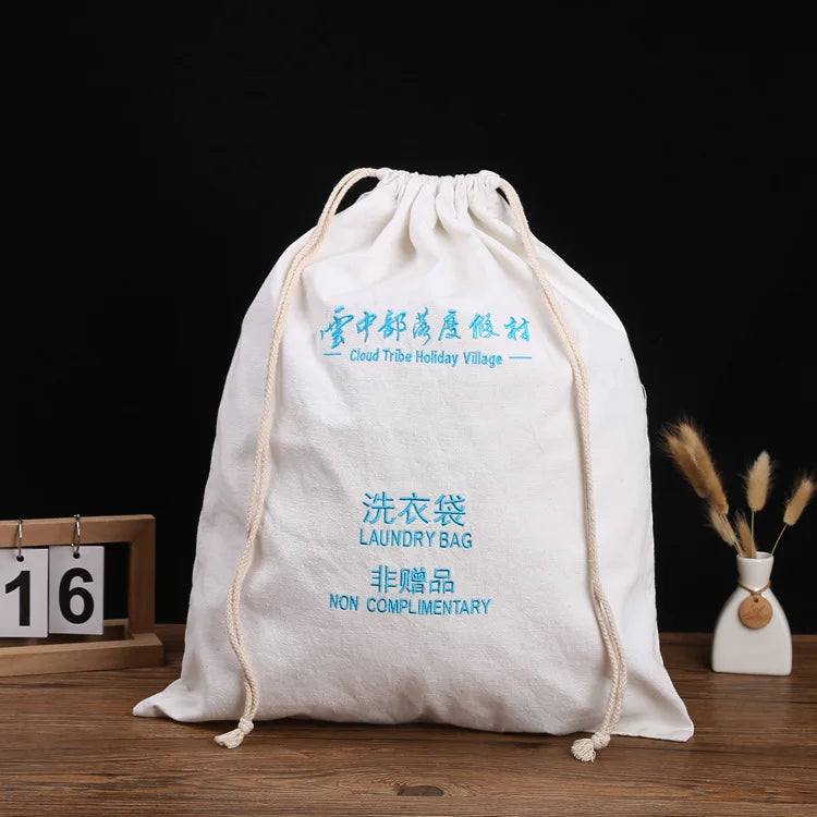 Canvas Travel Laundry Bag with Handle