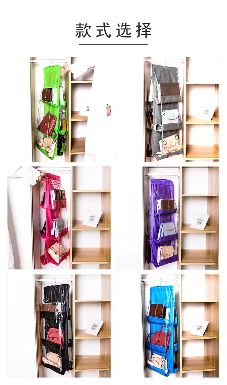 6-Pocket Double-Sided Hanging Organizer