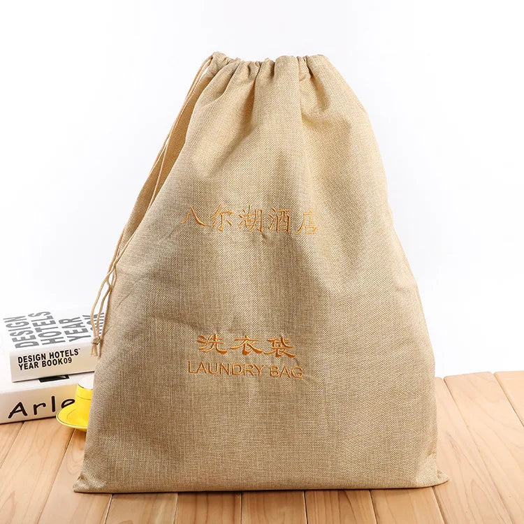 Canvas Travel Laundry Bag with Handle