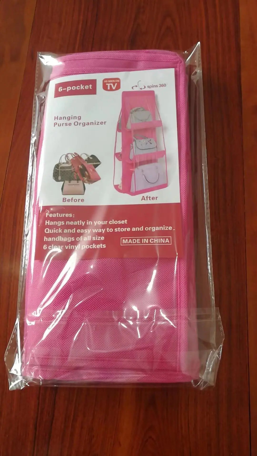 6-Pocket Double-Sided Hanging Organizer