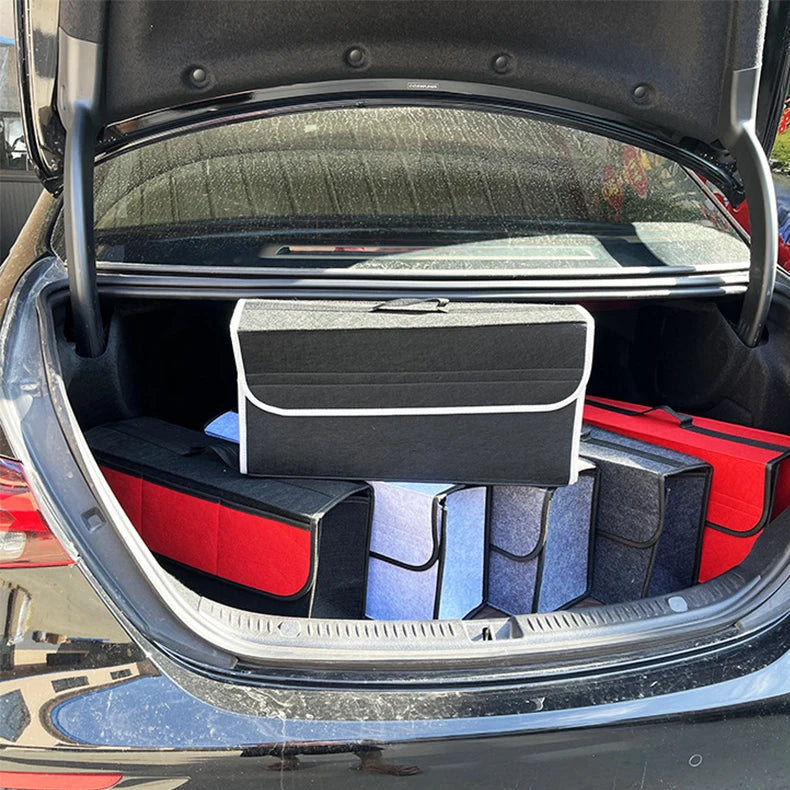 Foldable Felt Car Trunk Organizer