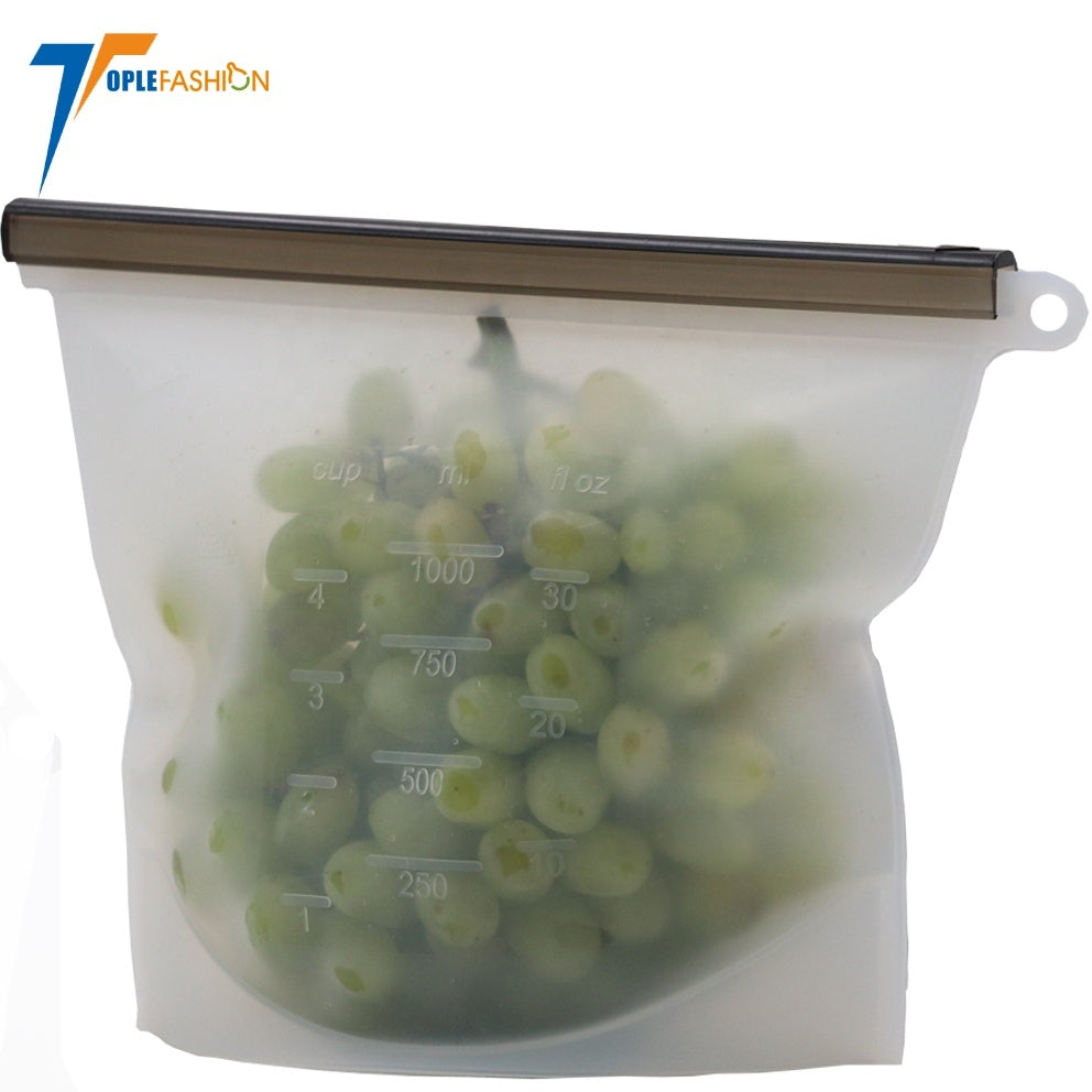 Reusable Silicone Food Storage Bags