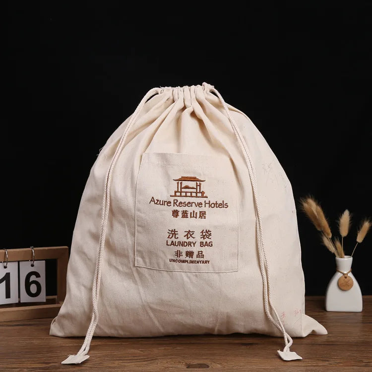 Canvas Travel Laundry Bag with Handle