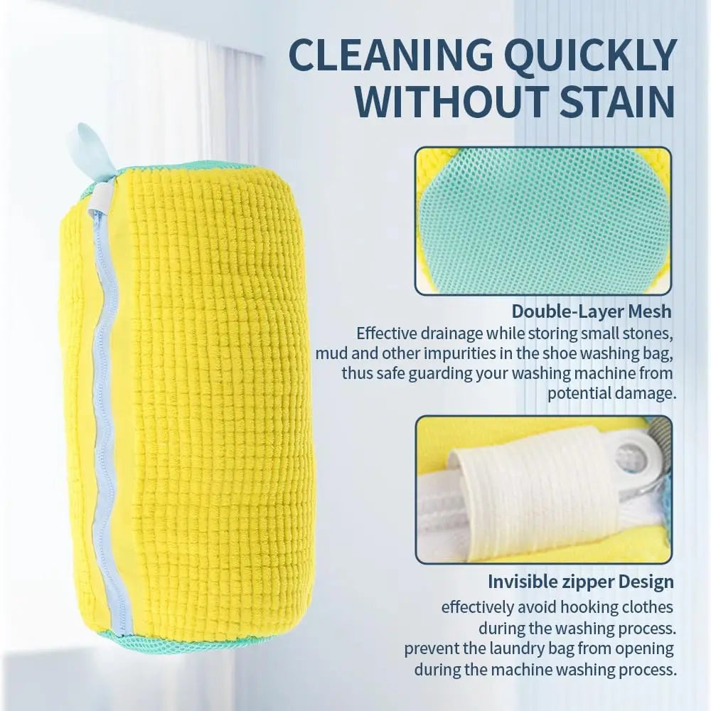 Reusable Shoe Washing Bag for Washer and Dryer