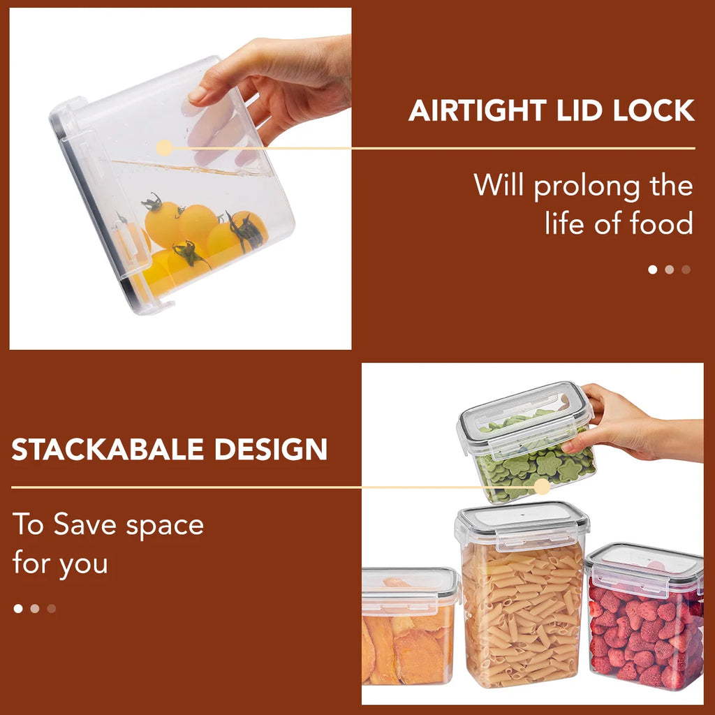 10-Piece Airtight Food Storage Container Set with Lids
