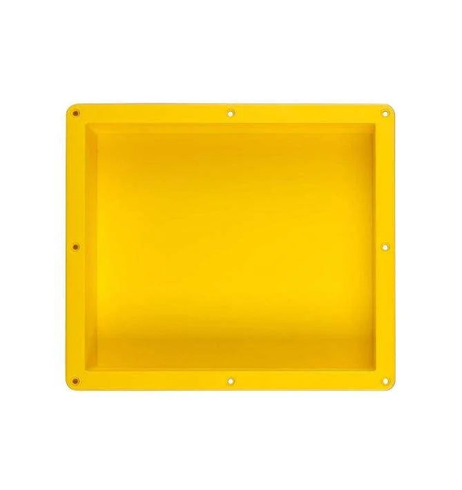 16 x 14 Recessed Shower Niche ABS Bathroom Wall Shelf Yellow