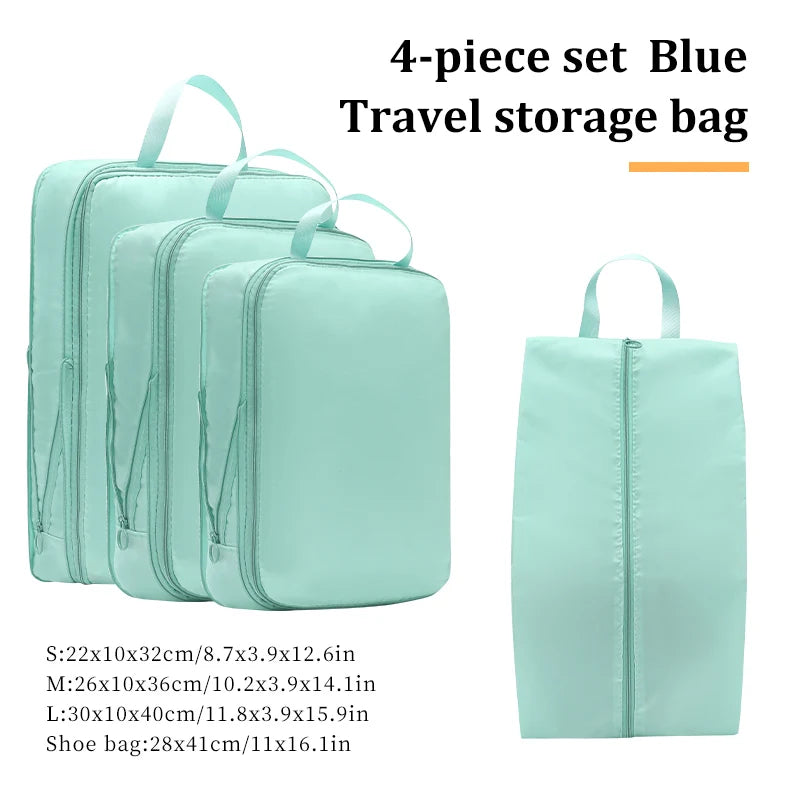 4-Piece Compression Packing Cube Set