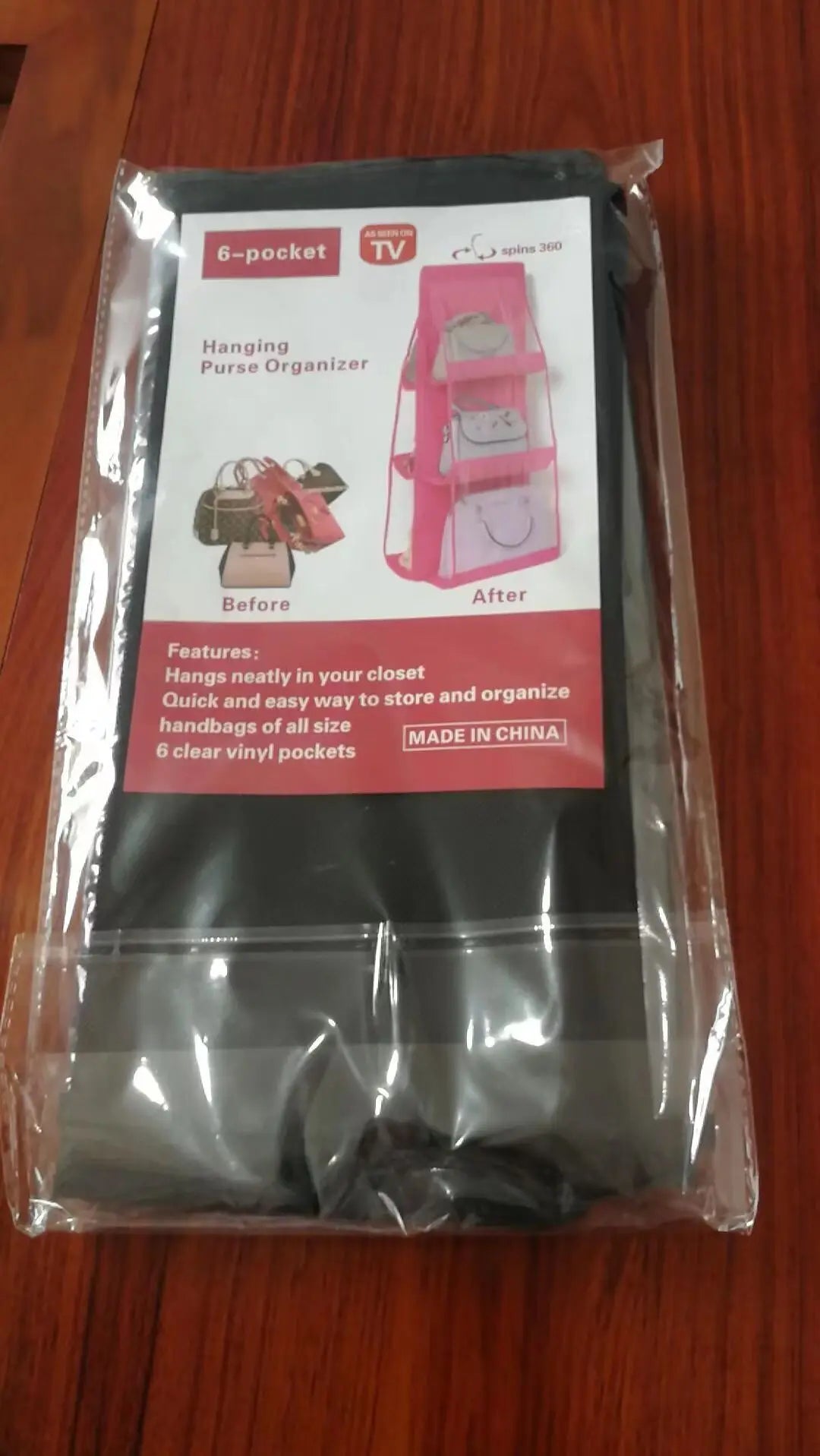 6-Pocket Double-Sided Hanging Organizer