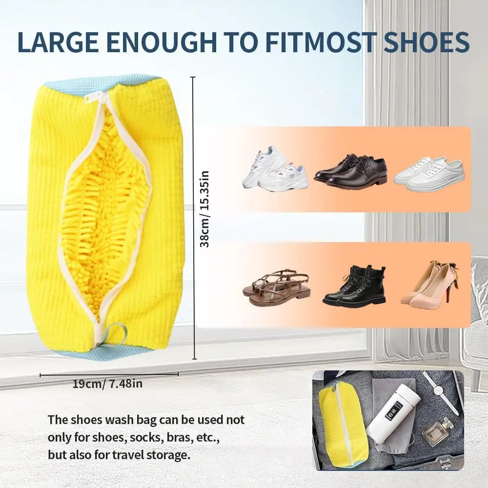 Reusable Shoe Washing Bag for Washer and Dryer