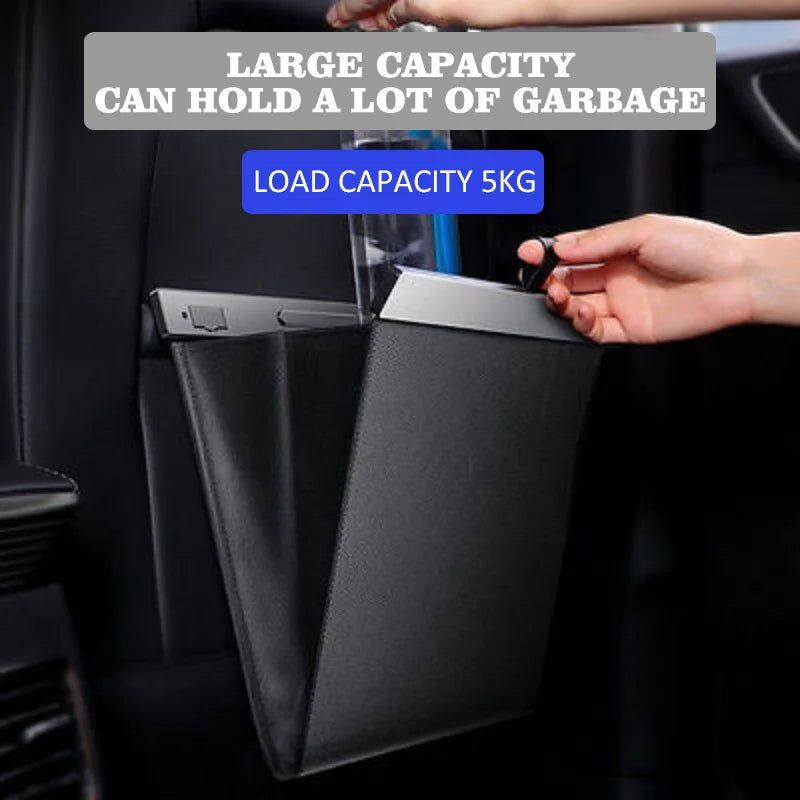 Waterproof Car Seat Back Organizer with Trash Bag