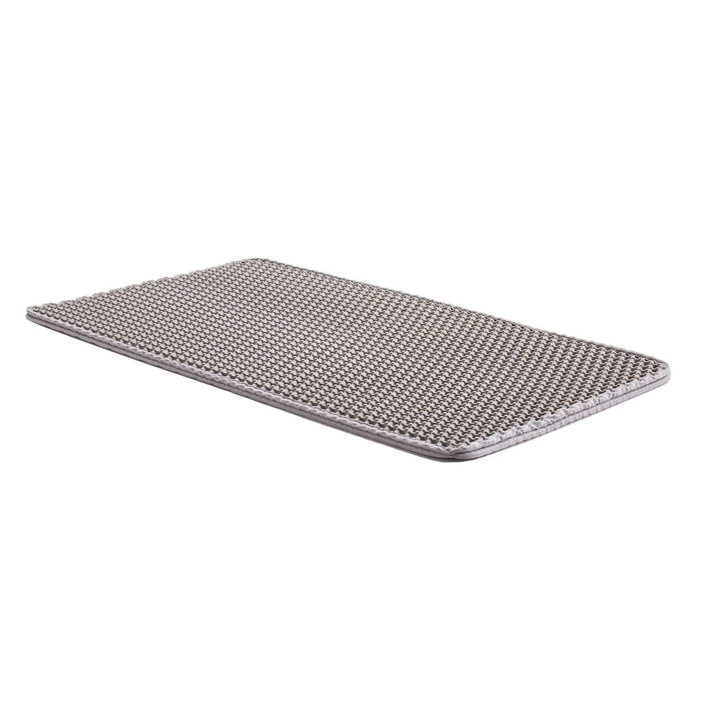 Honeyco XL Cat Litter Mat Double Layer Waterproof Non Slip 24 x 15 Inch
