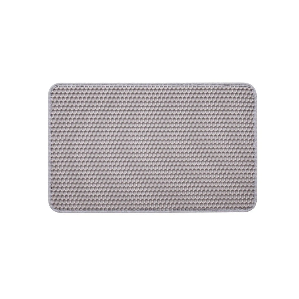 Honeyco XL Cat Litter Mat Double Layer Waterproof Non Slip 24 x 15 Inch