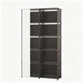 10 Cube Modular Storage Organizer with Curtain Closet Wardrobe Shelves