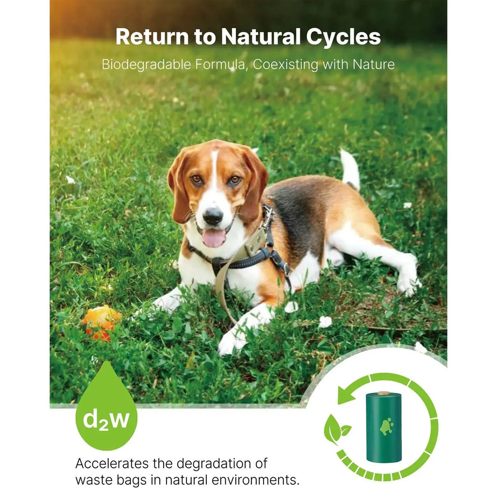 270 Count Dog Poop Waste Bags Leak Proof Unscented 13 x 9 Inch Rolls