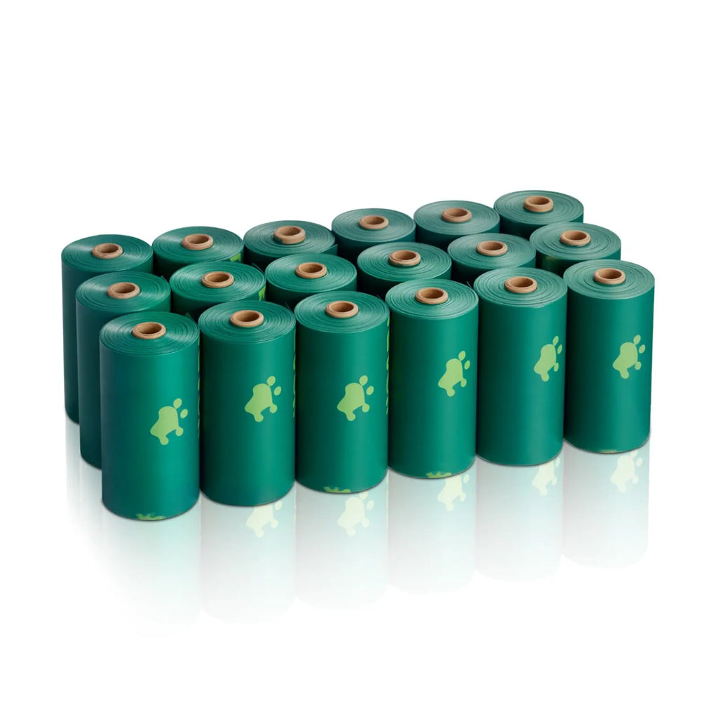 270 Count Dog Poop Waste Bags Leak Proof Unscented 13 x 9 Inch Rolls
