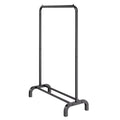 Heavy Duty Garment Rack Clothing Hanging Rod Bottom Storage Black