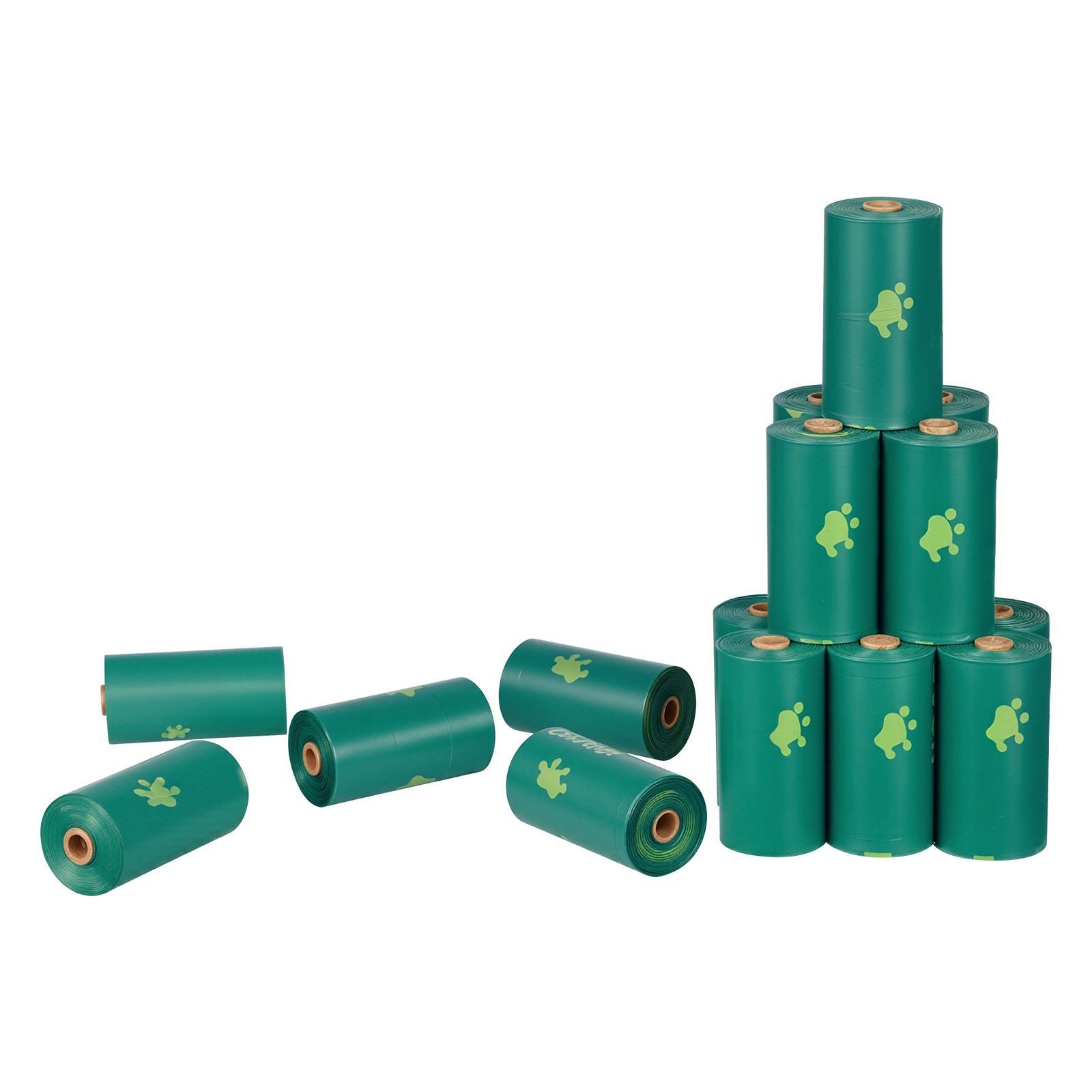 270 Count Dog Poop Waste Bags Leak Proof Unscented 13 x 9 Inch Rolls