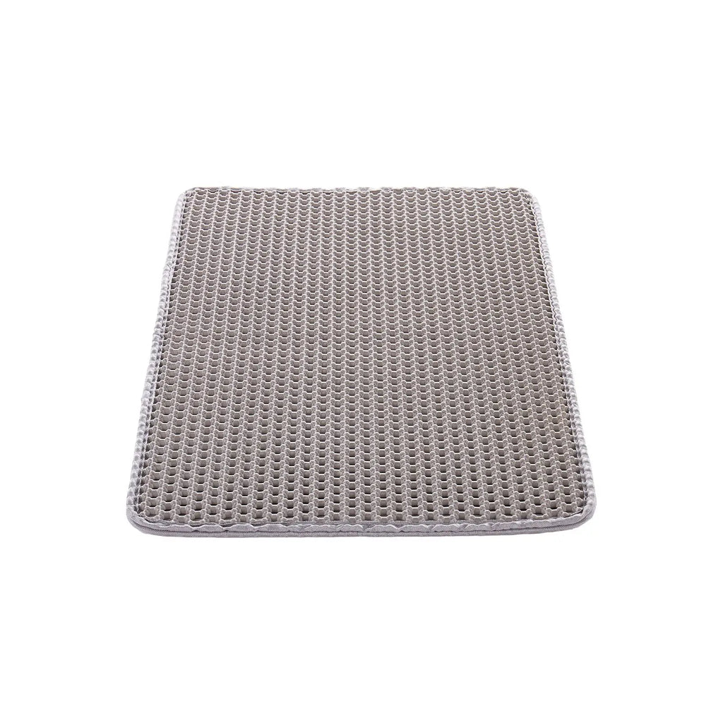 Honeyco XL Cat Litter Mat Double Layer Waterproof Non Slip 24 x 15 Inch
