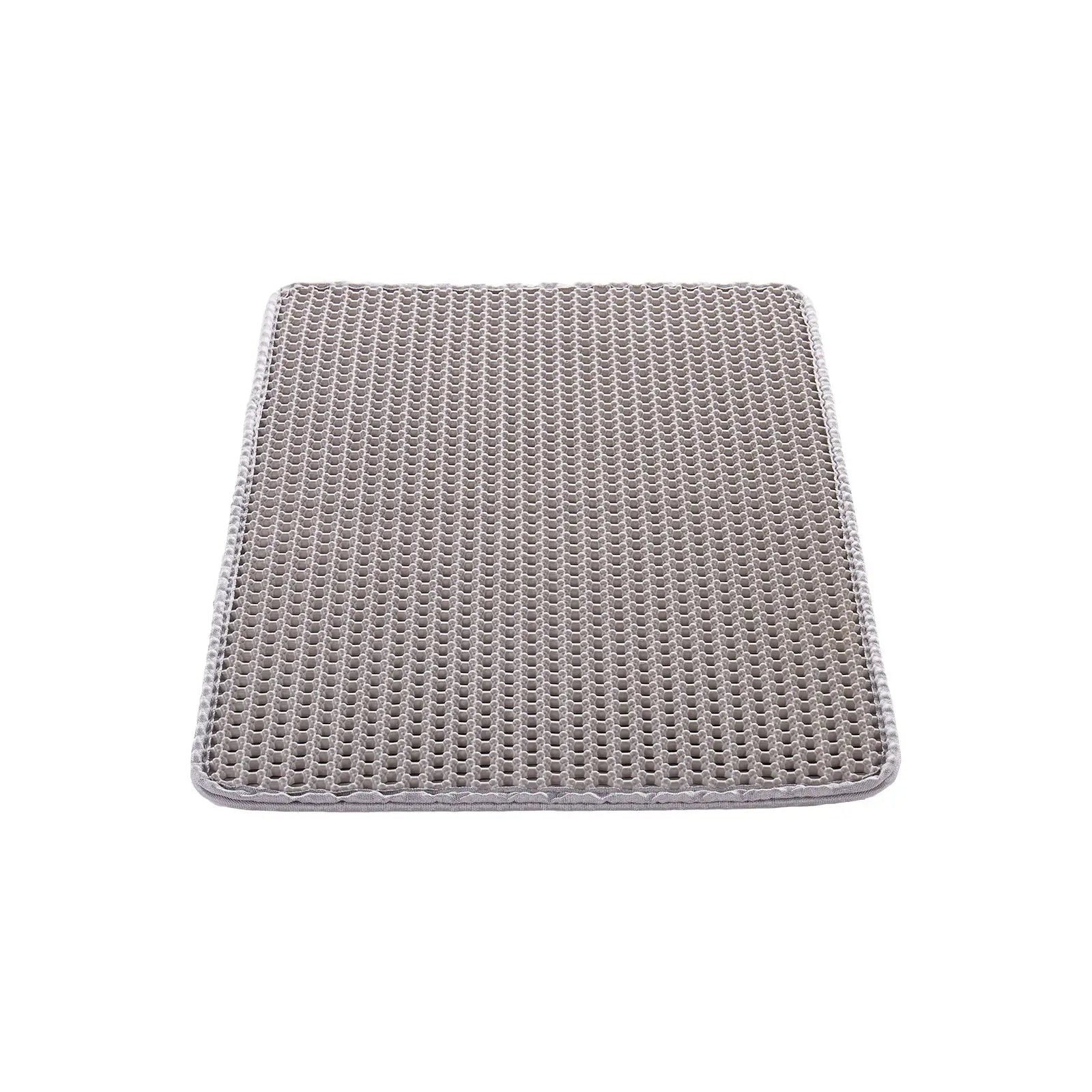 Honeyco XL Cat Litter Mat Double Layer Waterproof Non Slip 24 x 15 Inch