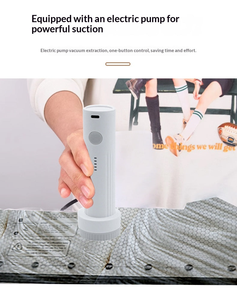 Vacuum Storage Bag Set with Electric Pump product detail