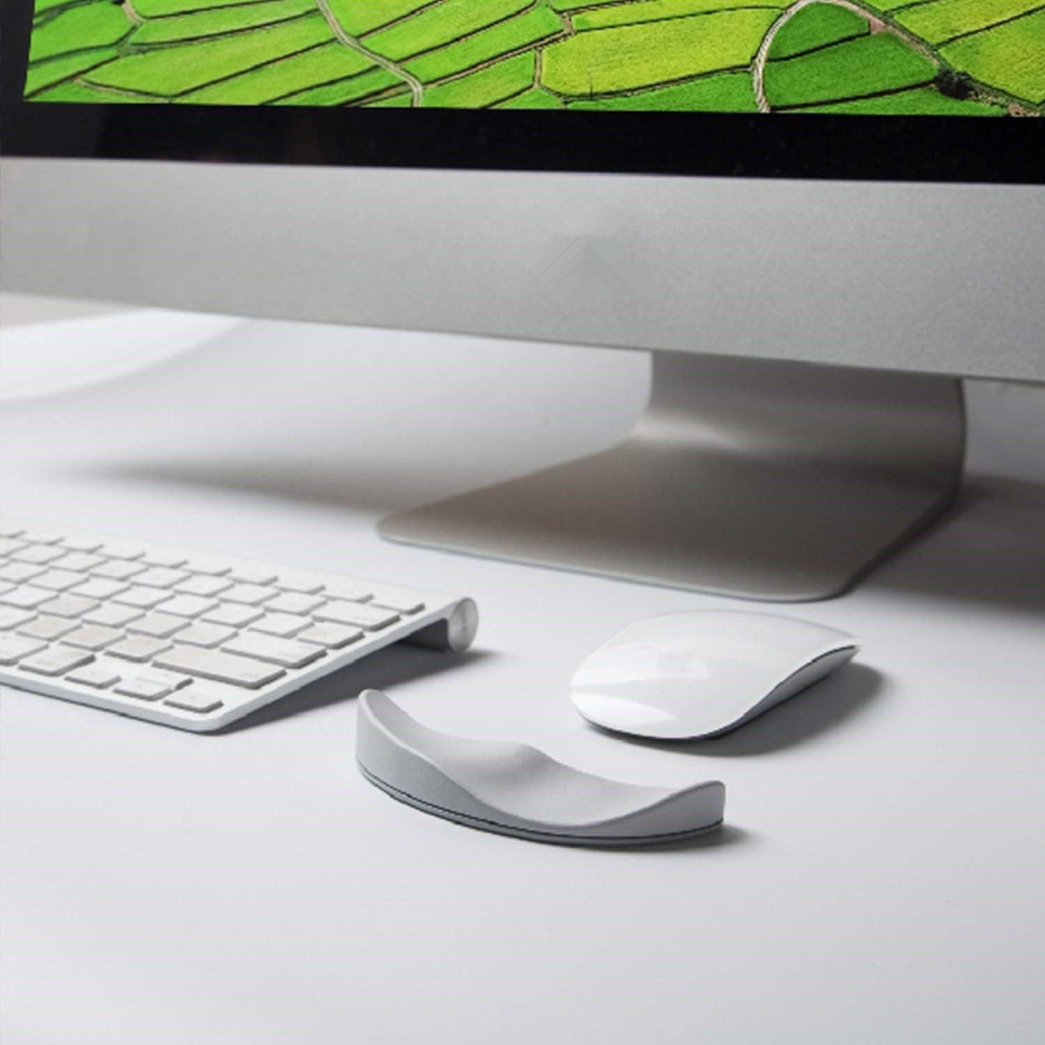 Ergonomic Silicone Mouse Wrist Rest, Black 2-Pack product detail